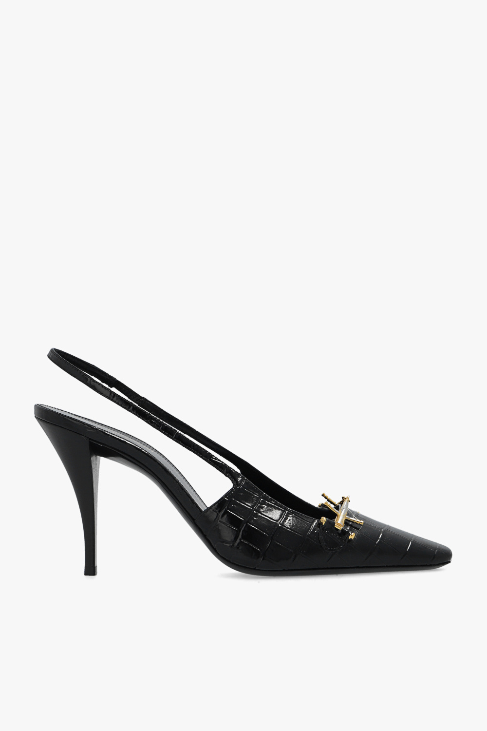 Black 'Blade' slingback pumps Saint Laurent - GenesinlifeShops